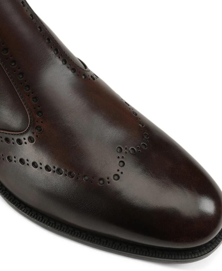 Sergio Rossi Delft brogue-detail Chelsea boots Bruin - Foto 3