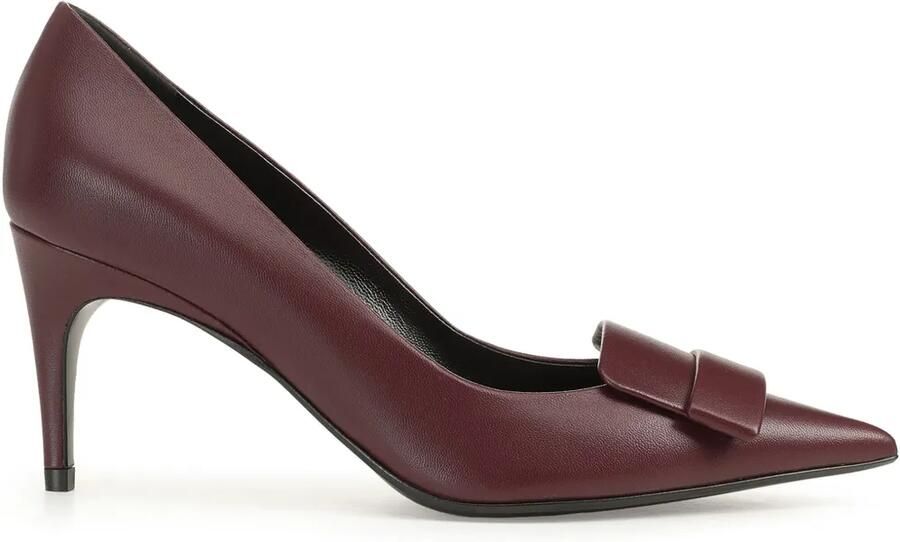 Sergio Rossi Gelamineerde 45 mm leren schoenen Rood