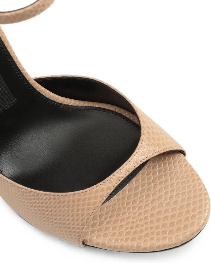 Sergio Rossi Godiva pumps met hagedissen-effect Beige - Foto 2