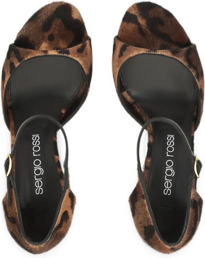 Sergio Rossi Godiva pumps met luipaardprint Bruin - Foto 3