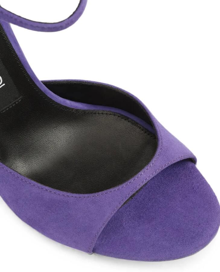 Sergio Rossi Godiva sandalen met enkelbandje Paars - Foto 3