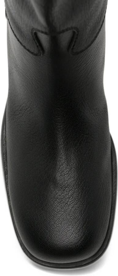 Sergio Rossi grainy leather boots Zwart - Foto 4