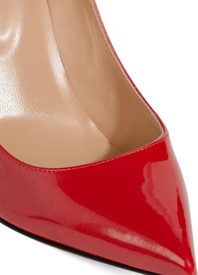 Sergio Rossi Hoge leren pumps Rood - Foto 2