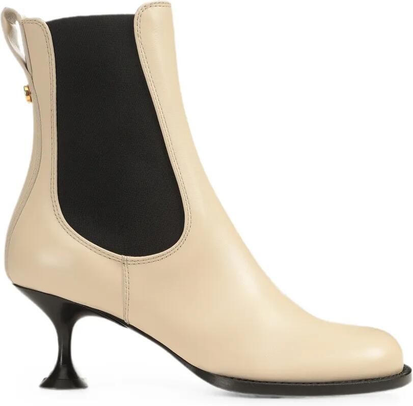 Sergio Rossi Orb enkellaarzen Beige