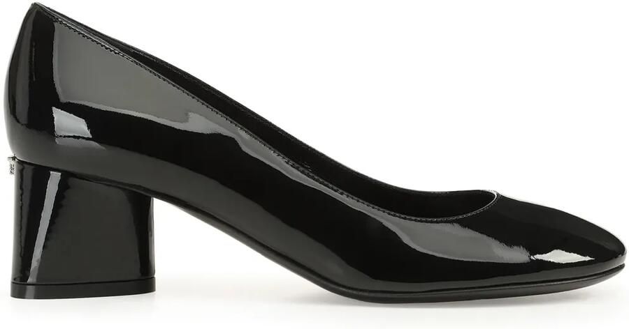 Sergio Rossi Pilier leren pumps Zwart