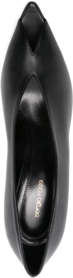 Sergio Rossi Pumps met leren hak Zwart