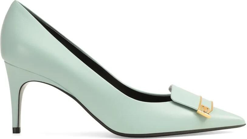 Sergio Rossi Pumps met spitse neus Groen