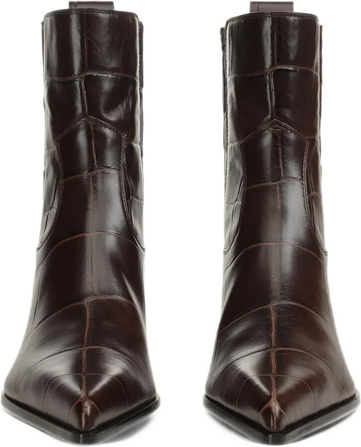 Sergio Rossi Purcell croc-effect boots Bruin - Foto 3