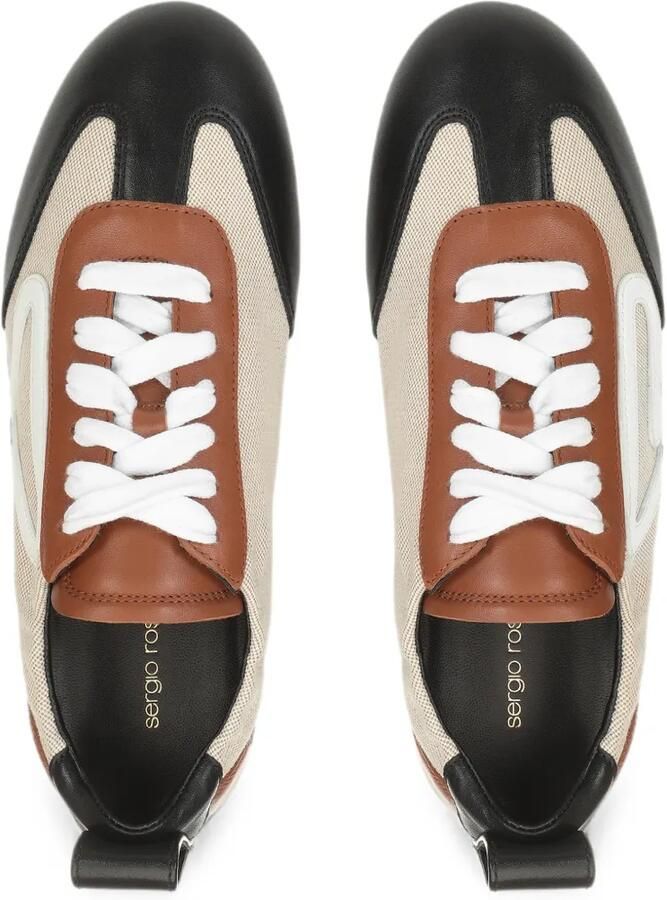 Sergio Rossi Rush sneakers met vlakken Beige - Foto 3