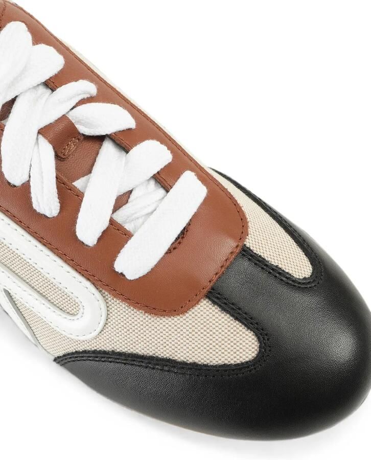 Sergio Rossi Rush sneakers met vlakken Beige - Foto 2