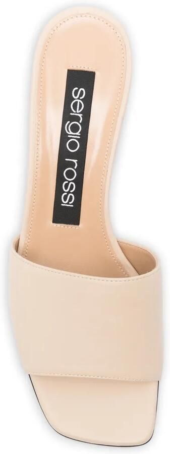 Sergio Rossi Sandalen met bewerkte hak Beige - Foto 2
