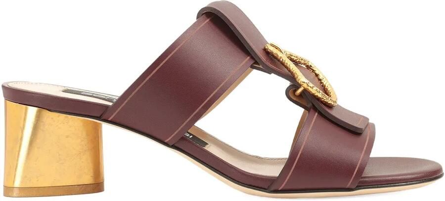 Sergio Rossi Sandalen met plateauzool Rood