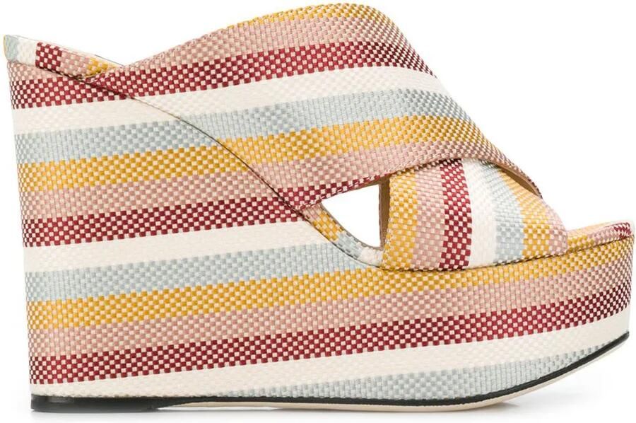 Sergio Rossi Sandalen met sleehak Beige