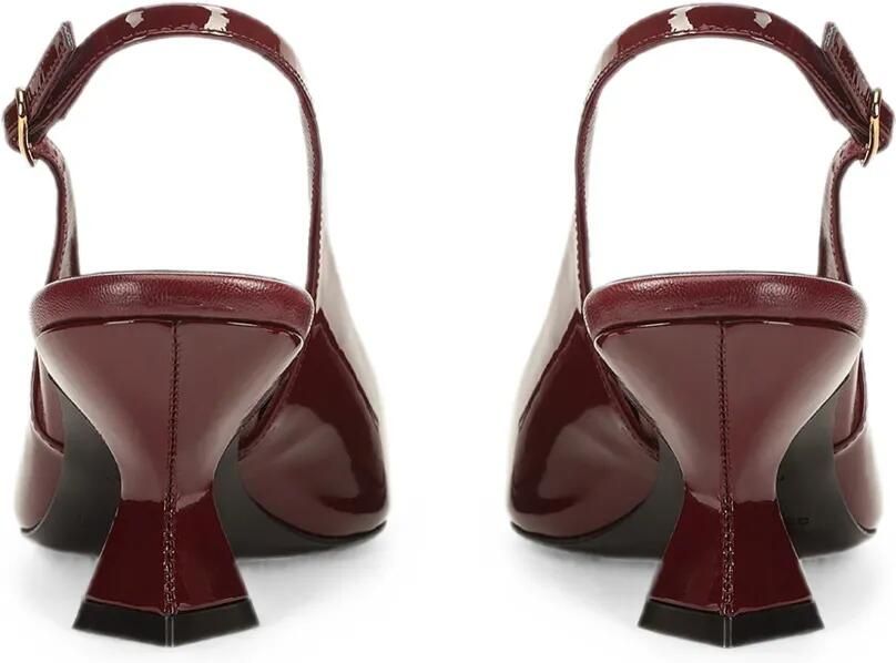Sergio Rossi Sculpt slingback pumps Rood