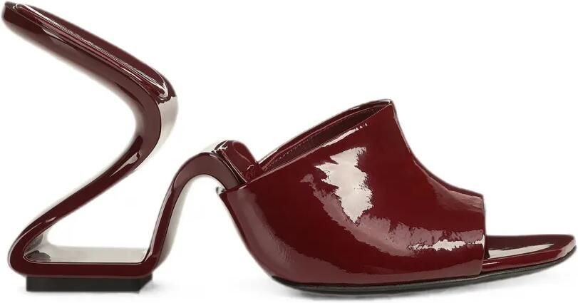 Sergio Rossi Sinuous lakleren muiltjes Rood