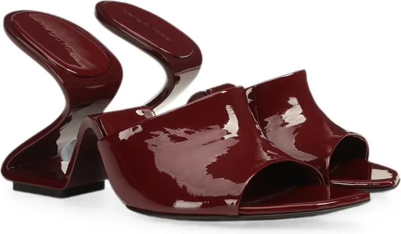 Sergio Rossi Sinuous lakleren muiltjes Rood - Foto 5