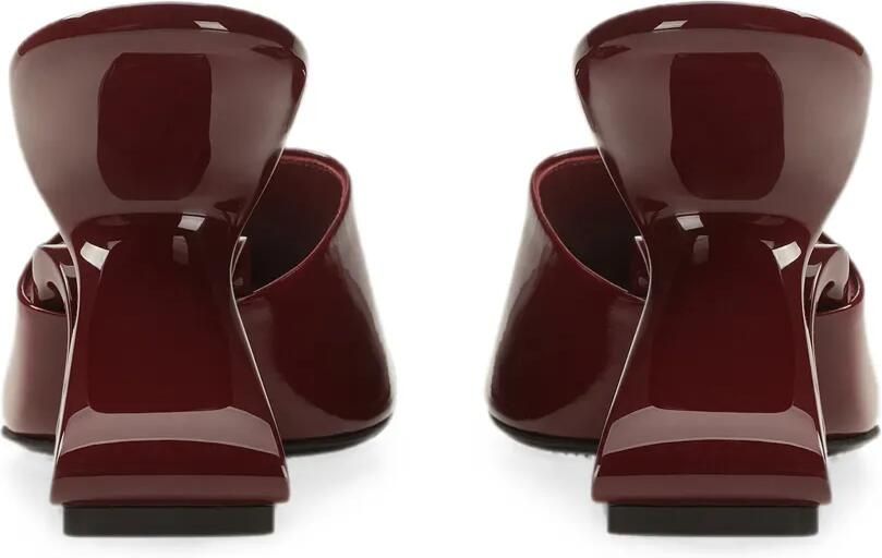 Sergio Rossi Sinuous lakleren muiltjes Rood - Foto 4