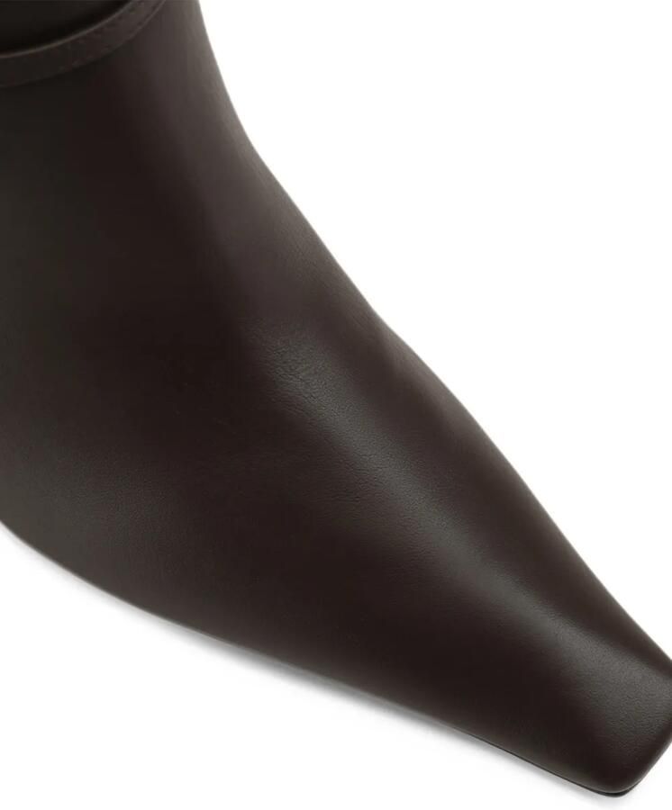 Sergio Rossi Spur leather ankle boots Bruin - Foto 2