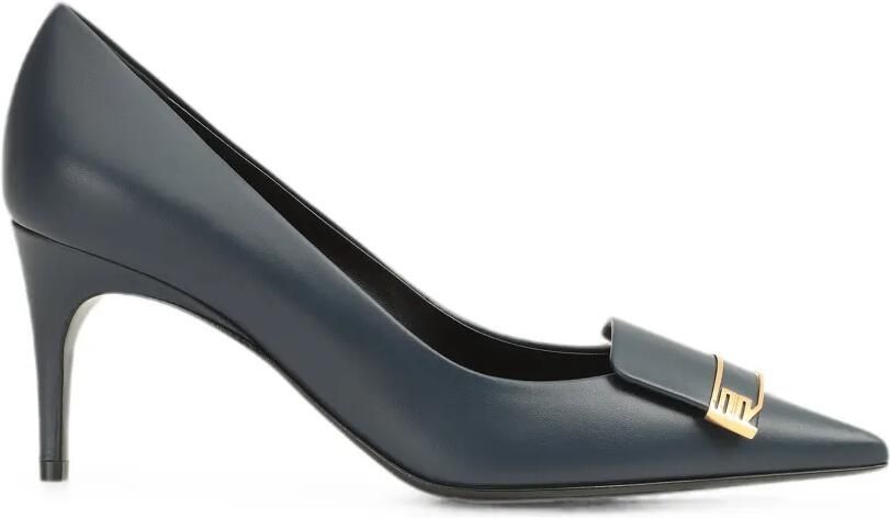 Sergio Rossi Sr Evolv pumps met logoplakkaat Blauw
