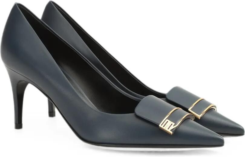 Sergio Rossi Sr Evolv pumps met logoplakkaat Blauw - Foto 4