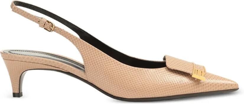 Sergio Rossi Sr Evolv sandalen met puntige neus Beige