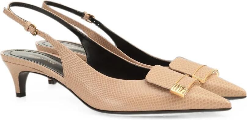 Sergio Rossi Sr Evolv sandalen met puntige neus Beige - Foto 5