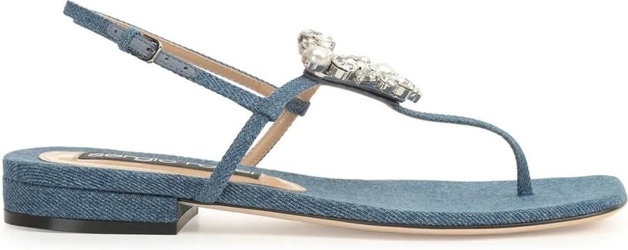 Sergio Rossi Sr Godiva sandalen Blauw