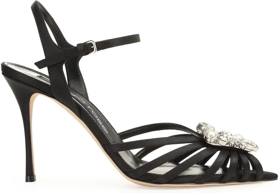 Sergio Rossi Sr Godiva sandalen Zwart
