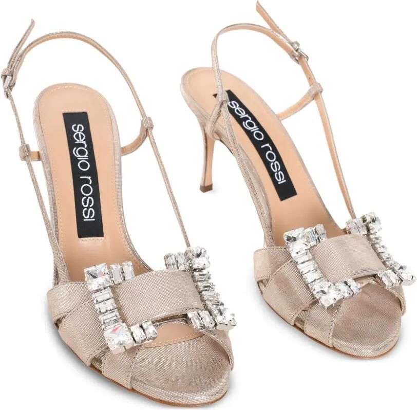 Sergio Rossi SR Twenty 75 mm sandalen Beige - Foto 3