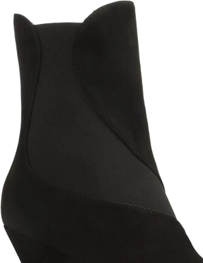 Sergio Rossi suede panelled ankle boots Zwart - Foto 2