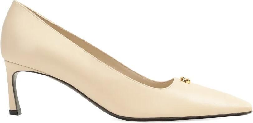 Sergio Rossi Surge pumps met logoplakkaat Beige
