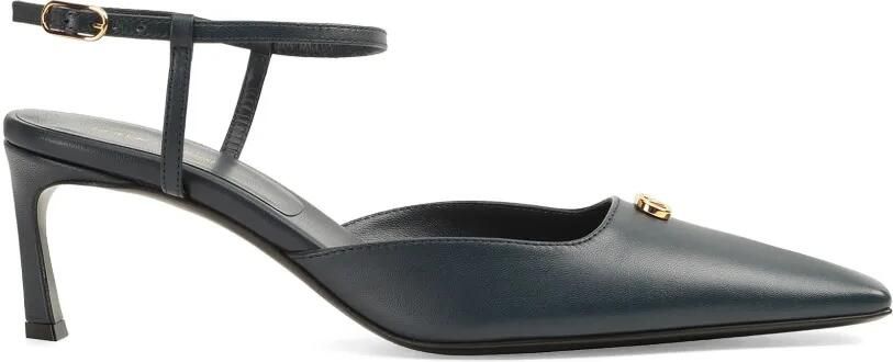 Sergio Rossi Surge pumps met logoplakkaat Blauw
