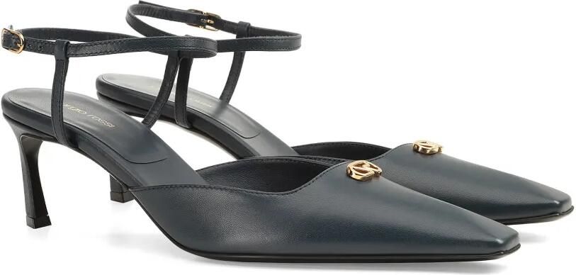 Sergio Rossi Surge pumps met logoplakkaat Blauw - Foto 5