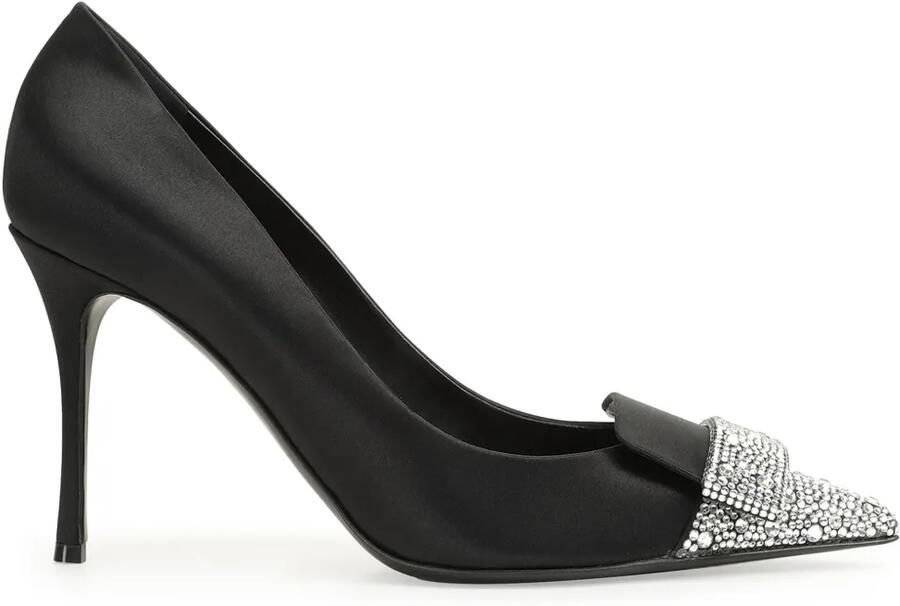Sergio Rossi Verfraaide 90 mm leren schoenen Zwart