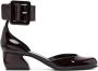 Sergio Rossi Si Rossi 45mm gelakte pumps met gesp Rood - Thumbnail 1