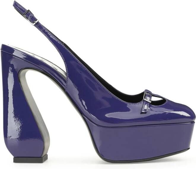 Sergio Rossi Si Rossi slingback pumps Blauw