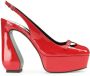 Sergio Rossi Si Rossi slingback pumps Rood - Thumbnail 1