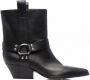 Sergio Rossi sr Janye biker boots Zwart - Thumbnail 1