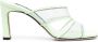 Sergio Rossi Sr Lunettes sandalen met open neus Groen - Thumbnail 1