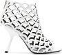 Sergio Rossi Sr Mermaid 100 mm leren sandalen Wit - Thumbnail 1
