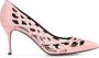 Sergio Rossi SR Mermaid 75 mm leren pumps Roze - Thumbnail 1