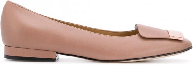 Sergio Rossi SR1 ballerina schoenen Beige