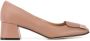 Sergio Rossi Sr1 Chelsea leren pumps Beige - Thumbnail 1