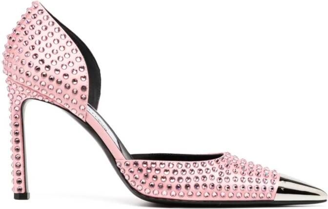 Sergio Rossi x Area Dagger leren pumps Roze