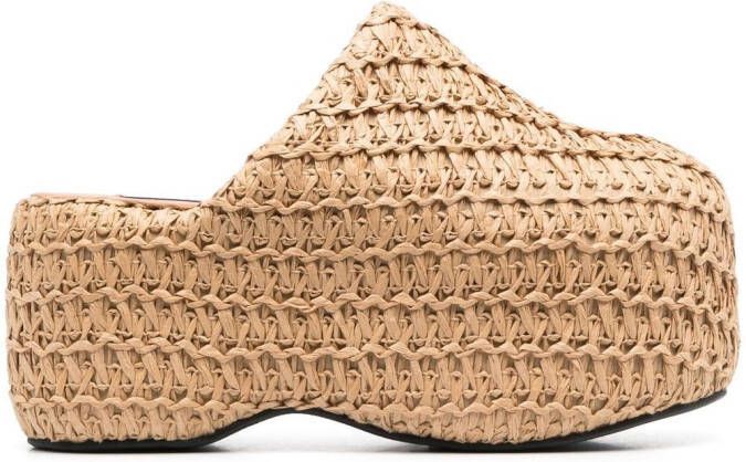 Simon Miller Bubble-plateauzool Beige