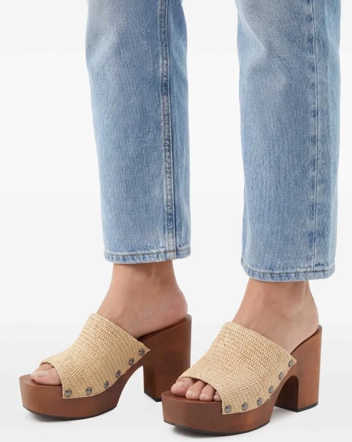 Simon Miller 110 mm sandalen met hak en studs Beige - Foto 2