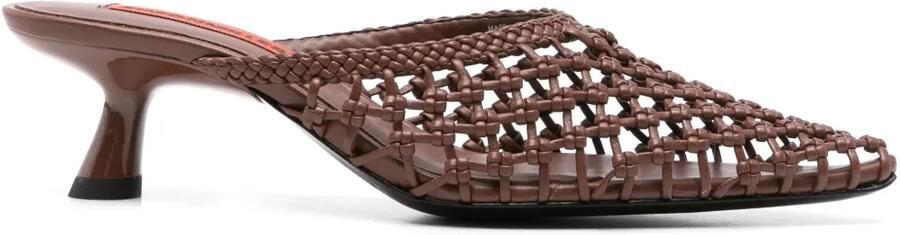 Simon Miller 60 mm Knotted Gala muiltjes Bruin