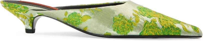 Simon Miller Arrow muiltjes met bloemen-print Groen