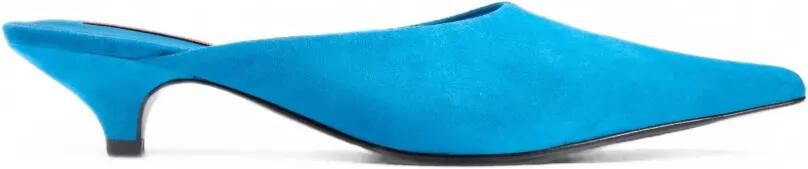Simon Miller Arrow suède muiltjes Blauw