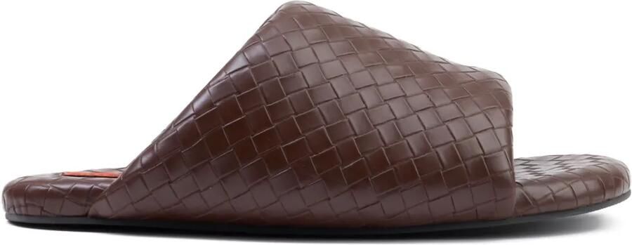 Simon Miller Bubble slippers met geweven design Bruin